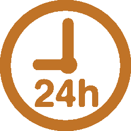 24h 24 hours icon new
